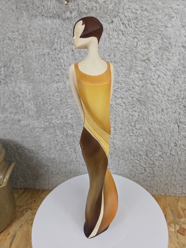 Art deco resin figurine - art,