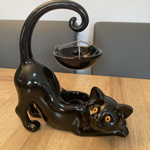 Yankee candle large black cat - black,