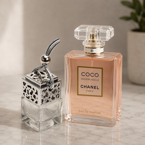 Car diffuser silver coco - silver,
