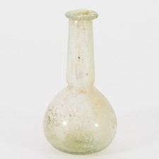 Roman Glass Flask with Bulbous