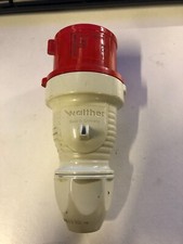 Walther IP44 415V 16A 5 Pin Red Industrial Plug
