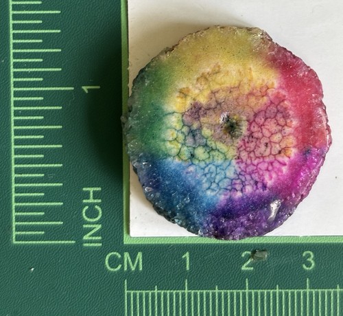 Dyed solar quartz - solar, cabochon