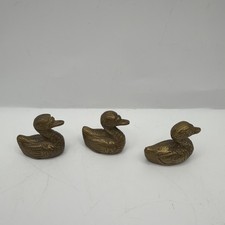 3 Vintage Miniature Brass