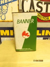 VINTAGE  BANNER  MOTOR OIL