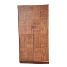 1950s Mid Century Teak Double Door Gentlemen's Wardrobe Push Shut Good Condition
