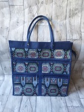 Vintage Blue Textured Tapestry