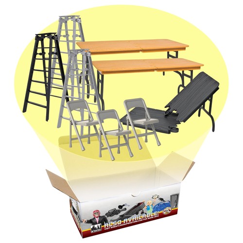 Tables ladders chairs - tables,, match