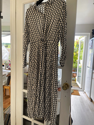 Womens black white geometric - womens, &