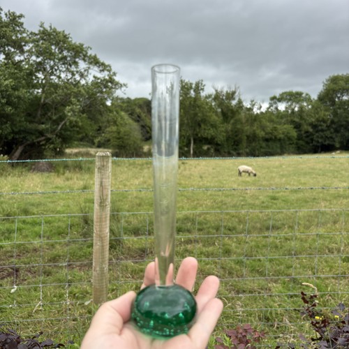 Vintage bubble glass bud - vintage, '70's