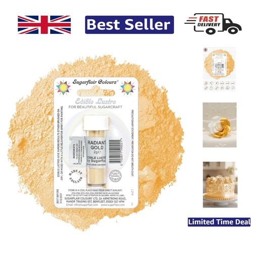 Luxurious radiant gold edible - radiant,