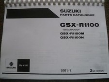 SUZUKI GSXR 1100 M N PARTS