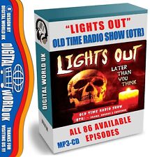Lights Out, Classic Old Time Radio Show OTR All 86 Horror Episodes MP3 Audio CD