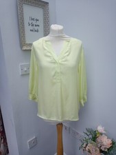 BNWOT Oliver Bonas Lemon Blouse Size 12 Spring Summer (T160)