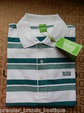 New Hugo Boss white green