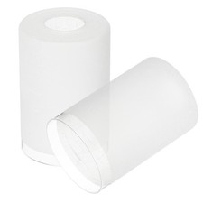6 x 4 Inch White Linen Glass