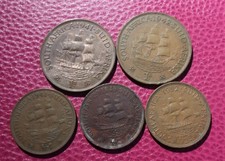 George VI South African 2 pennies and 3 half pennies