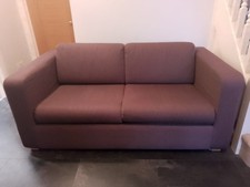 Habitat Brown 2-seater Sofa In