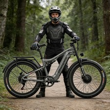 Dual motor fat tire e - 26",