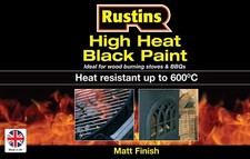 Rustins High Heat Black Stove