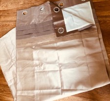 *Single*door window curtain eyelet beautiful mink width 64" by 72" drop