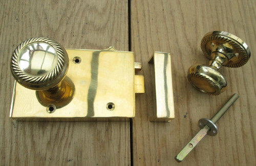 Georgian door rim lock - georgian,