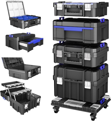 Tier stackable tool box - 5,