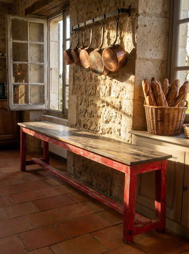 Rustic chunky red - rustic,