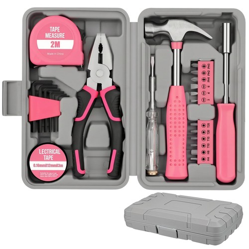 Pcs pink tool kit portable - 24,