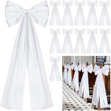 Large Wedding Pew Bows with