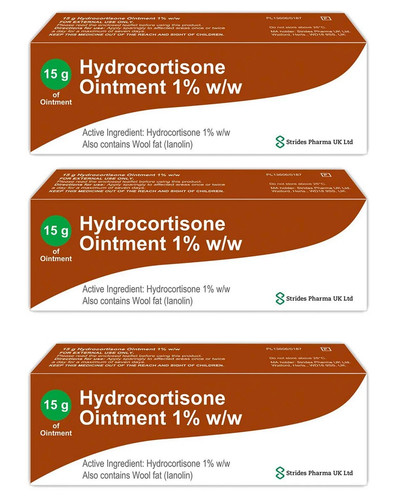 Hydrocortisone ointment - 3x, 1%