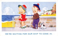 MIXED  COMIC POSTCARD COURTING