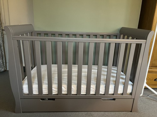 Obaby stamford mini sleigh cot - sleigh,
