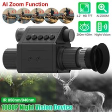 5x40 infrared Night Vision Monocular Rifle Scope 850/940nm 1080P Hunting IR Cam