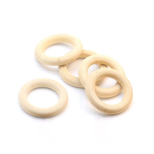 Natural wooden linking - linking, rings