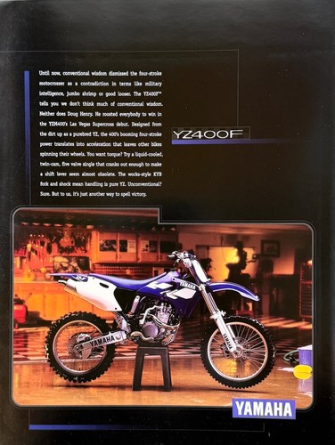 1998 yamaha yz400f - yamaha, yz250