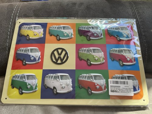 Camper van vintage metal - t1,