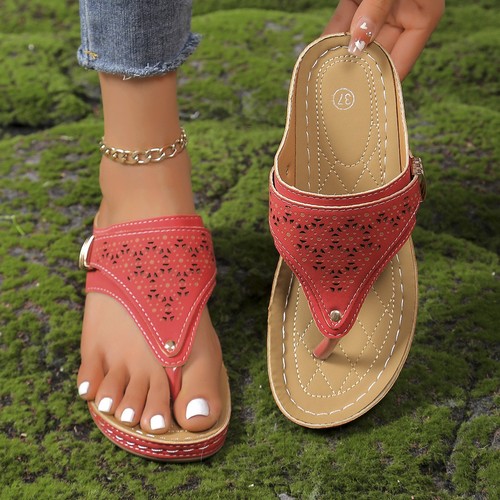 Ladies summer wedge heel - ladies,