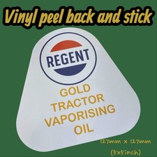 Regent gold tractor vaporising