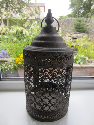 Rustic moroccan lantern - moroccan,