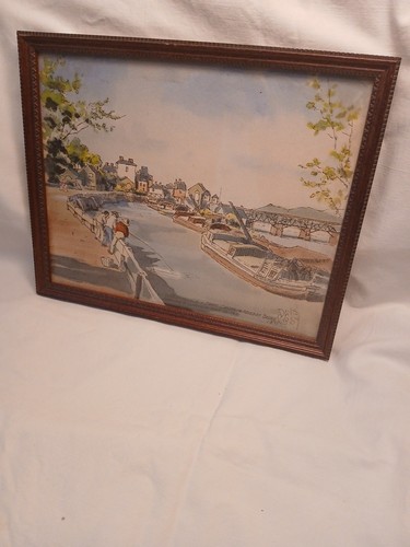 Vintage davis gray - davis, framed