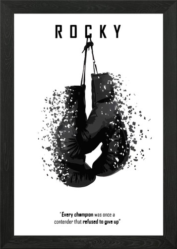 Rocky boxing gloves minimalist - rocky,