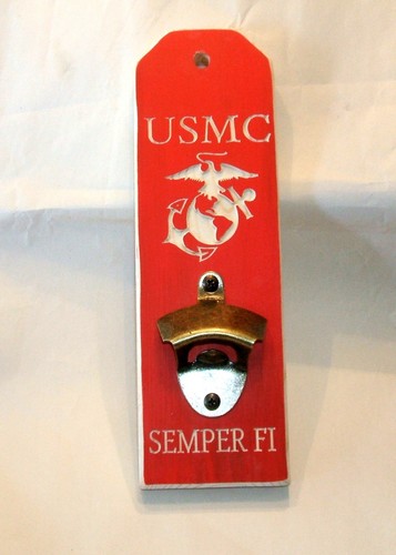 Marine corp bottle opener - marine, wall