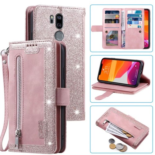 Leather card flip cover - leather, g7