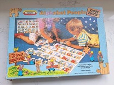 Vintage Victory Spear The Alphabet People Wooden Floor Puzzle Construction