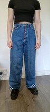Wide leg high waisted baggy - high-waisted,