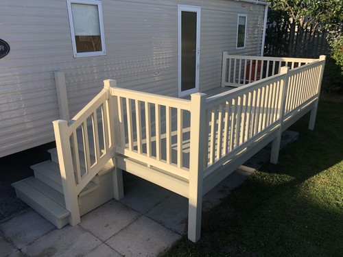 Upvc caravan decking - decking, 16ft