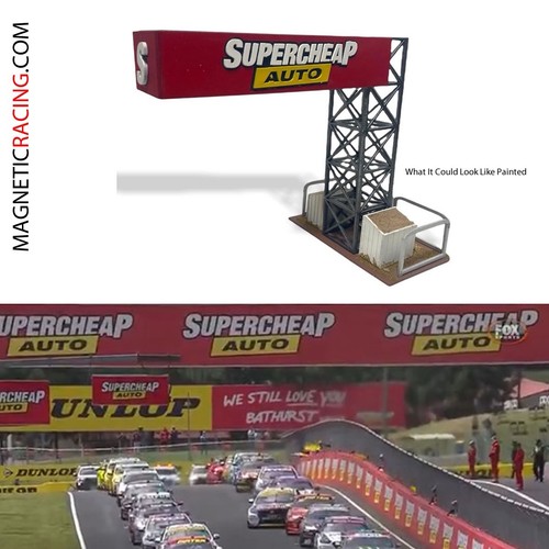 Scalextric slot car buildings - slot,