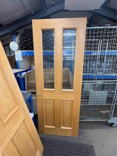 Solid oak internal door with - oak,