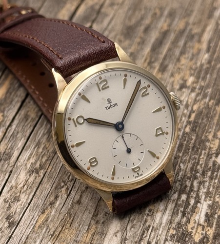 Tudor solid 9ct - , mens