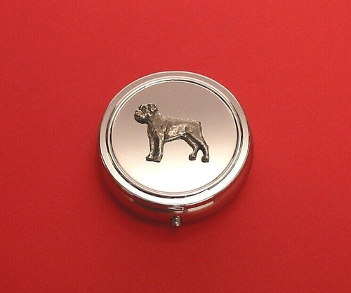Boxer dog design round - dog,